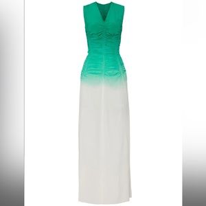 Marina Moscone size US 2 ruched dip dye  dress